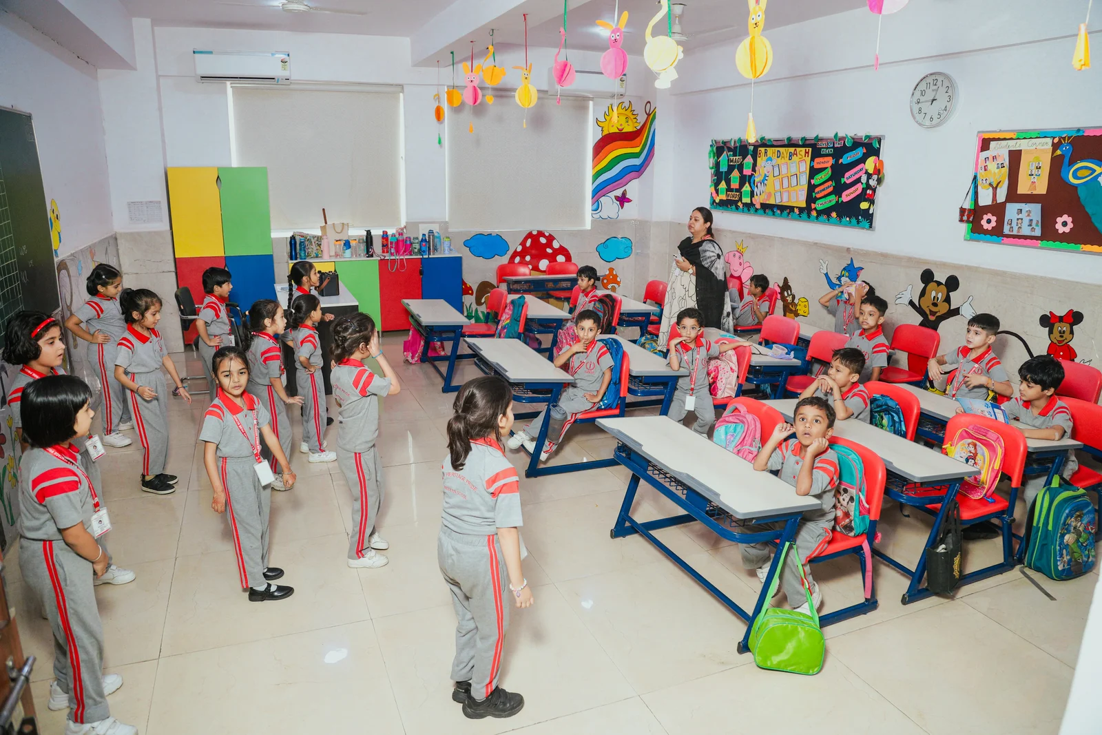 Students in a classroom at SDHPS
